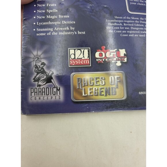 Slaves Of The Moon Essential Guide to Lycanthropes Rages of Legend d20 2004 Good - Picture 4 of 12
